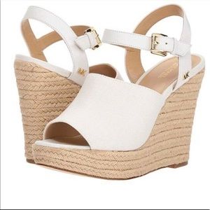 Michael Kors Penelope wedge white